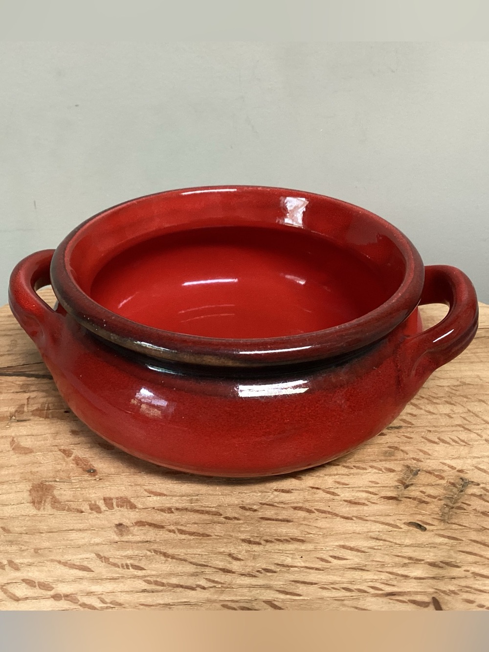 🔴 Vintage - De Silva - Made In Italy - Terracotta Red Casserole Dish - Beautiful